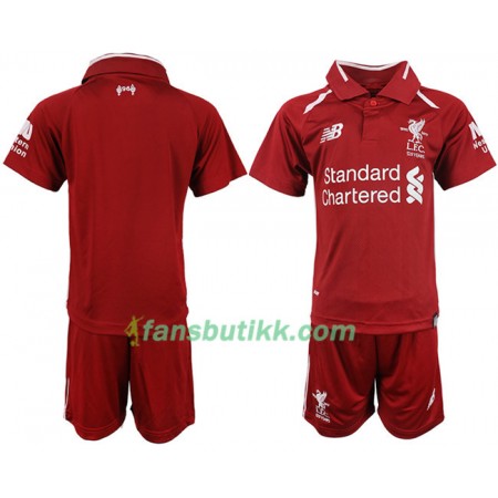 Fotballdrakt Liverpool Barn Hjemmetrøye 2018-2019 Kortermet